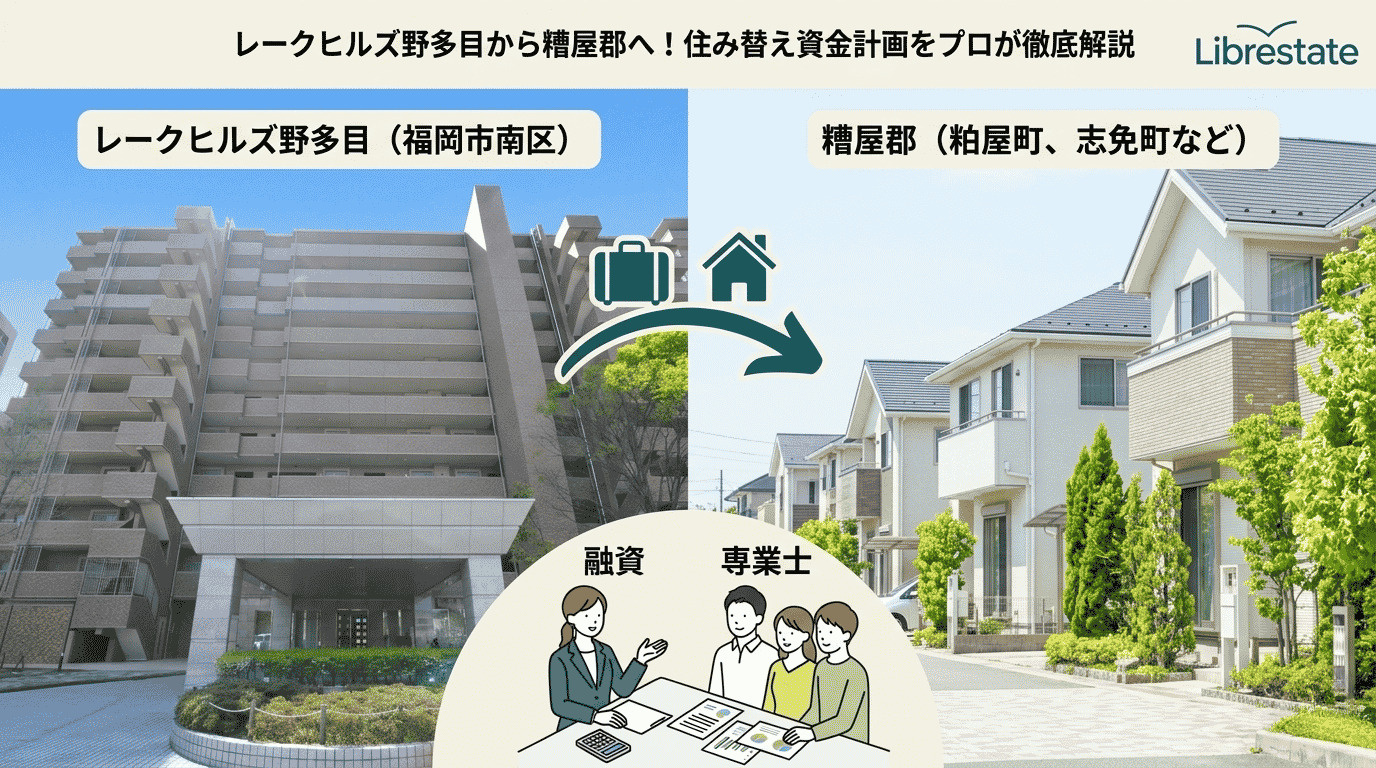 レークヒルズ野多目から糟屋郡へ！住み替え資金計画をプロが徹底解説の画像