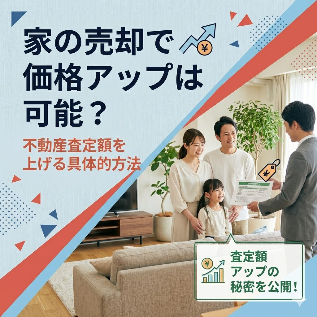 家の売却で価格アップは可能？不動産査定額を上げる具体的方法の画像