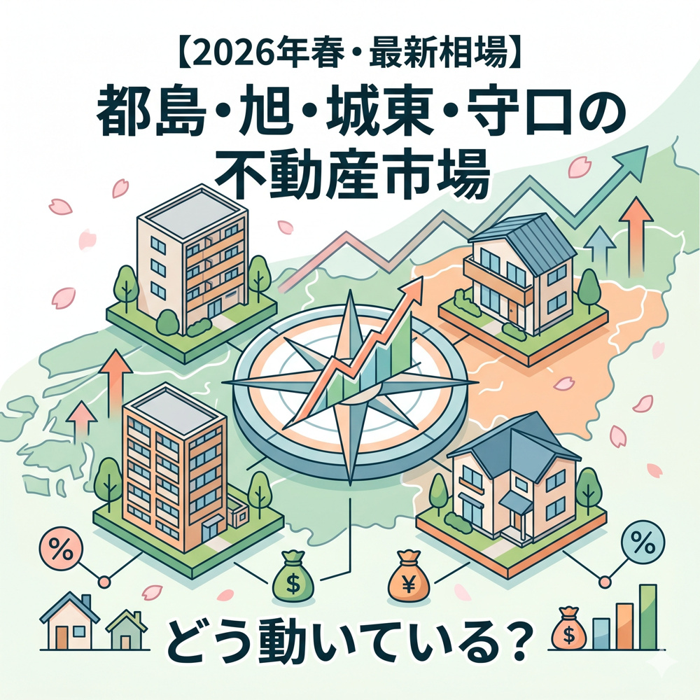 【2026年最新】戸建・土地の売却相場。都島・旭・城東・守口の「今」の画像