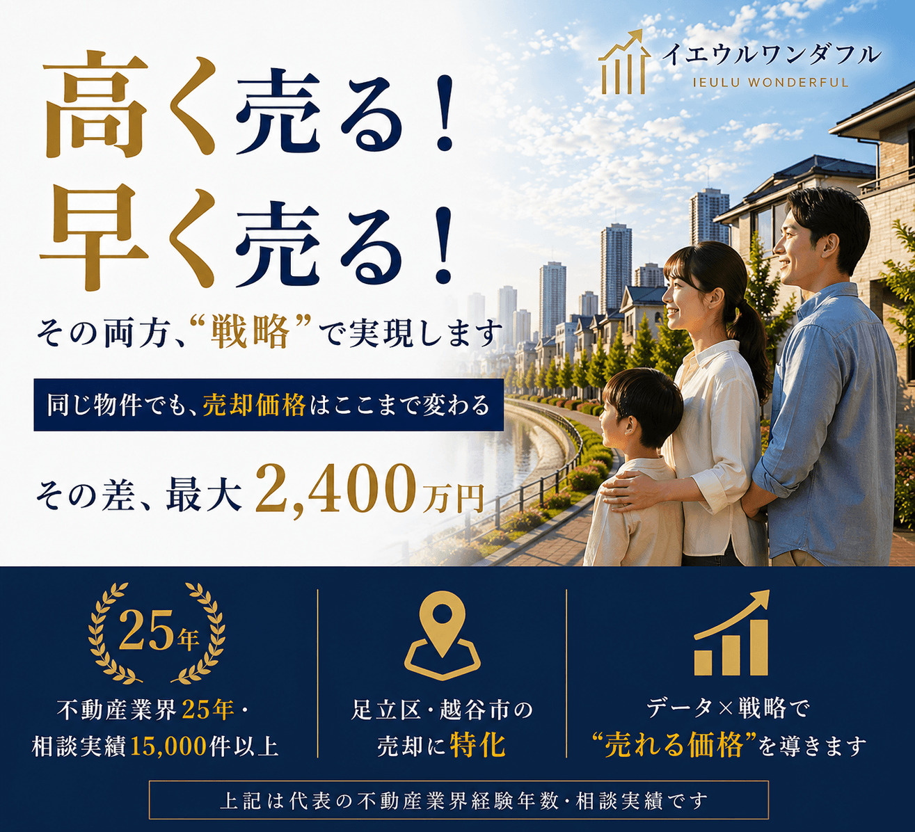 足立区の不動産売却｜マンション・戸建て・土地の売却ならドリームオン不動産の画像