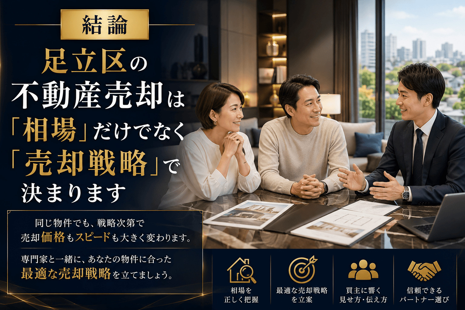 足立区の不動産売却は戦略で決まる