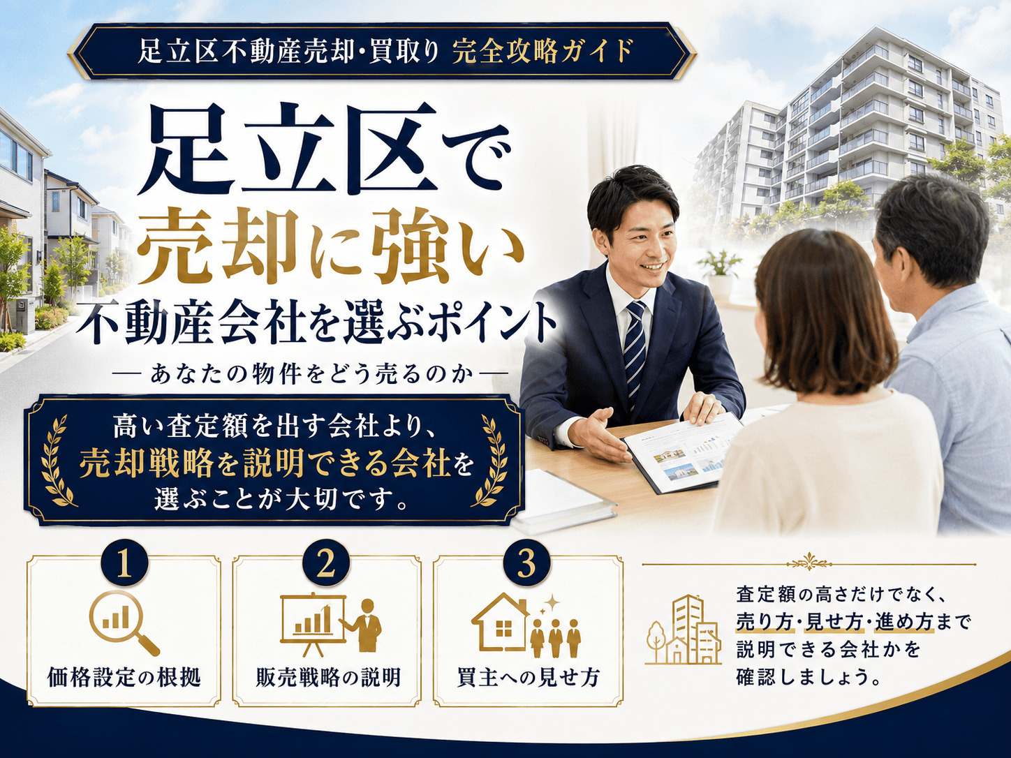 足立区で売却に強い不動産会社を選ぶ