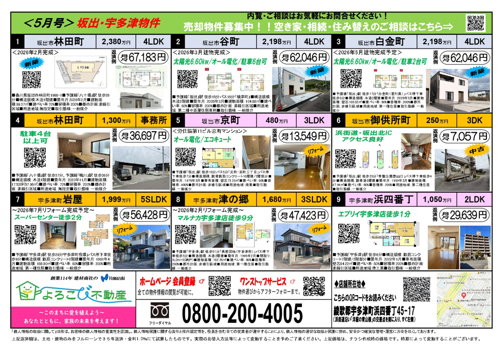 ５月号チラシ　坂出・宇多津方面の画像