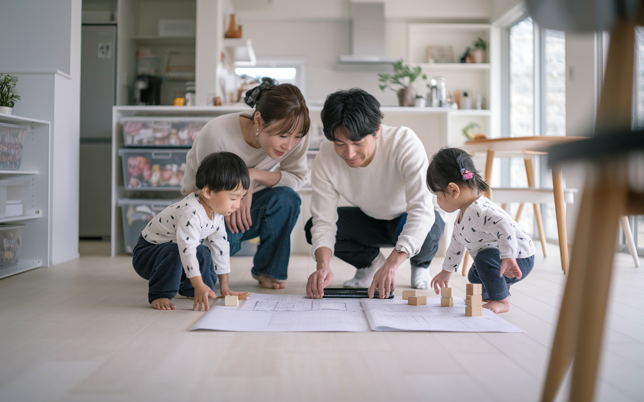 茨木市で叶える注文住宅の工夫！子育て世帯にやさしい間取りを解説の画像