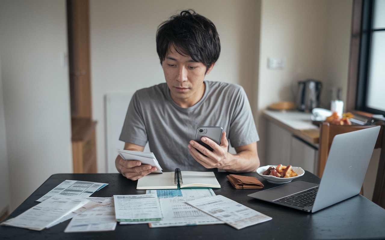 男性一人暮らしの生活費を把握して節約！無理なく貯金できる家計管理術の画像