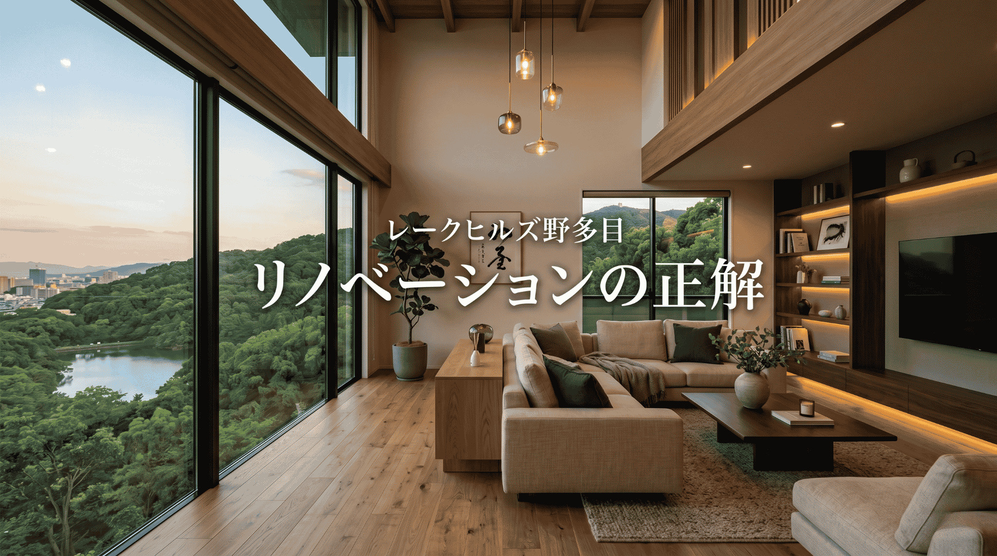 レークヒルズ野多目リノベ術2026｜費用・間取り・資産価値の正解の画像