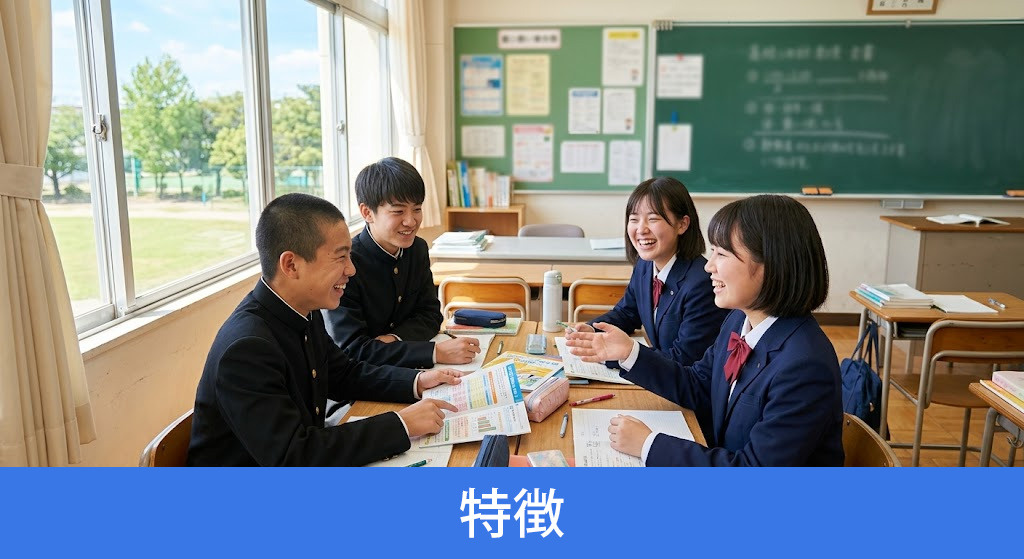 「坂戸市立坂戸中学校」の特徴