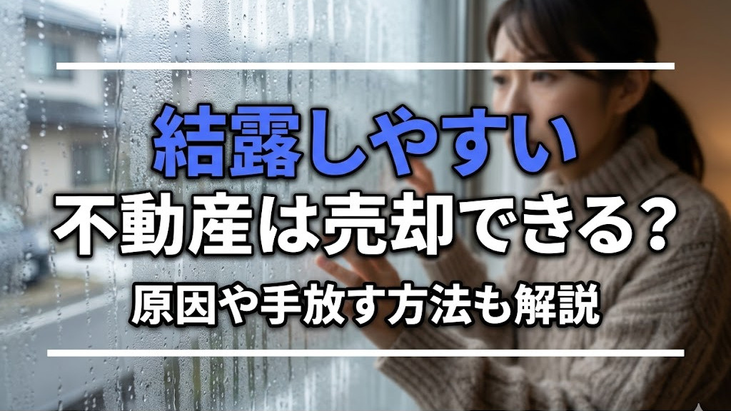 結露しやすい不動産は売却できる？原因や手放す方法も解説の画像