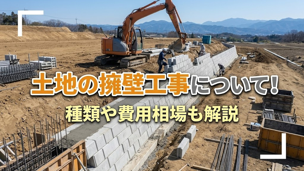 土地の擁壁工事について！種類や費用相場も解説の画像