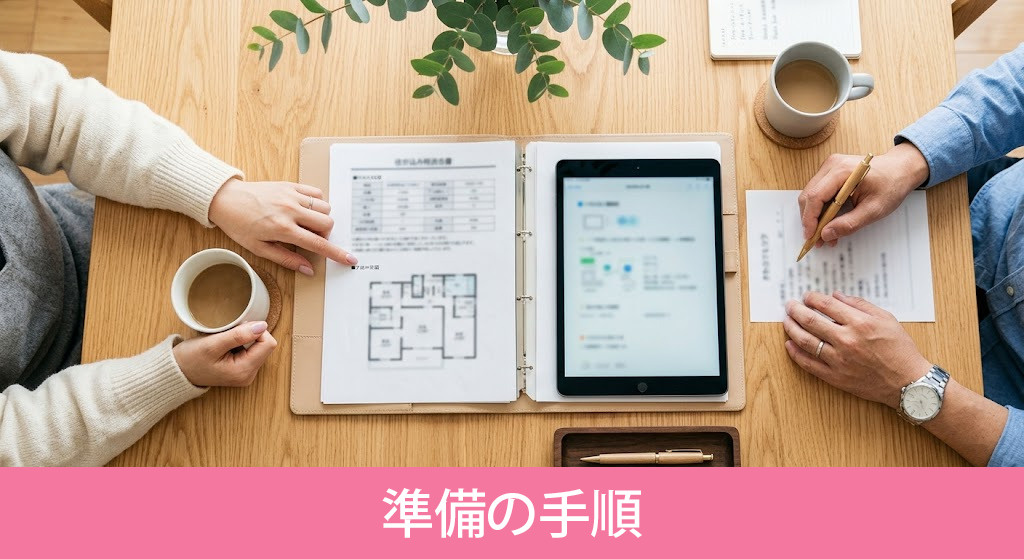 同棲に向けて進めておきたい準備の手順