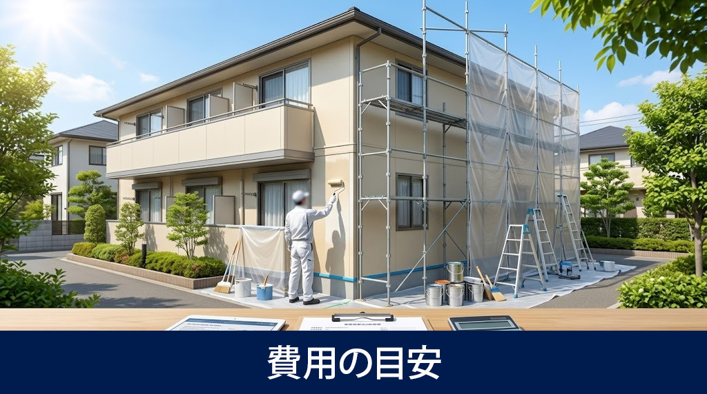アパートの外壁塗装にかかる費用の目安