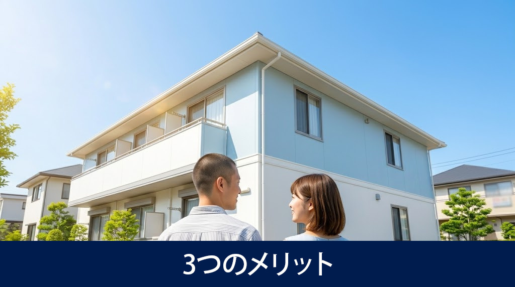 アパートの壁塗装をする3つのメリット