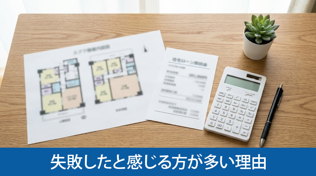 マンションの売却で失敗したと感じる方が多い理由