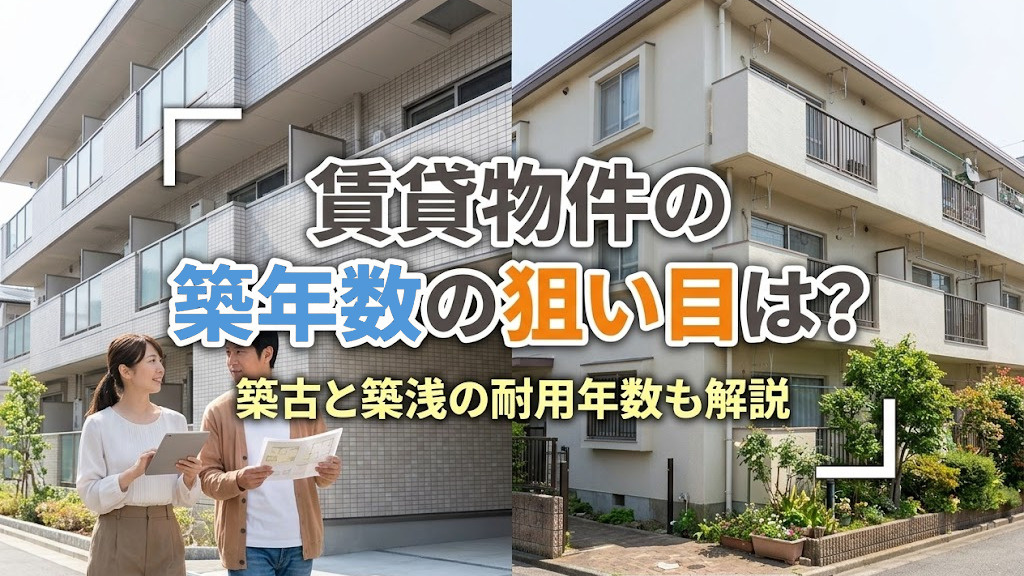賃貸物件の築年数の狙い目は？築古と築浅の耐用年数も解説の画像