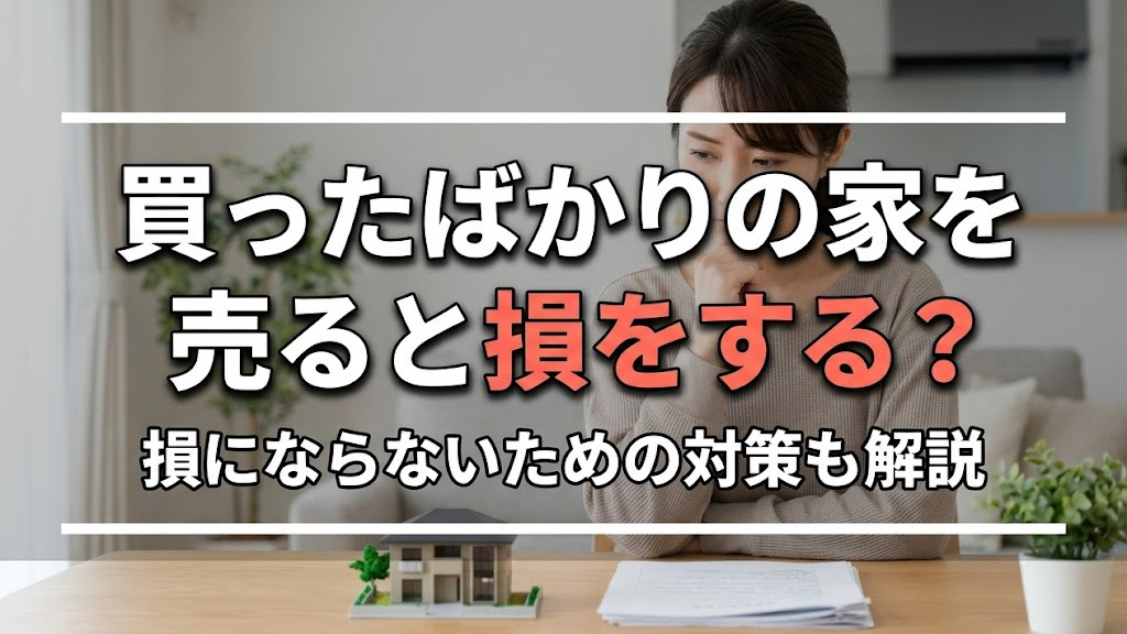 買ったばかりの家を売ると損をする？損にならないための対策も解説