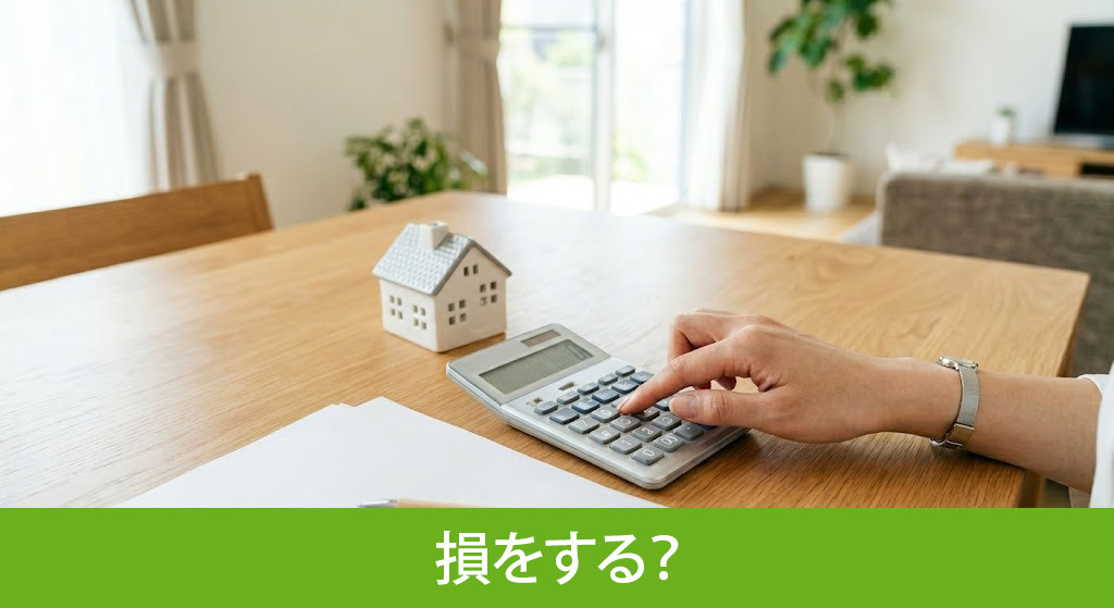 買ったばかりの家を売却すると損をする？