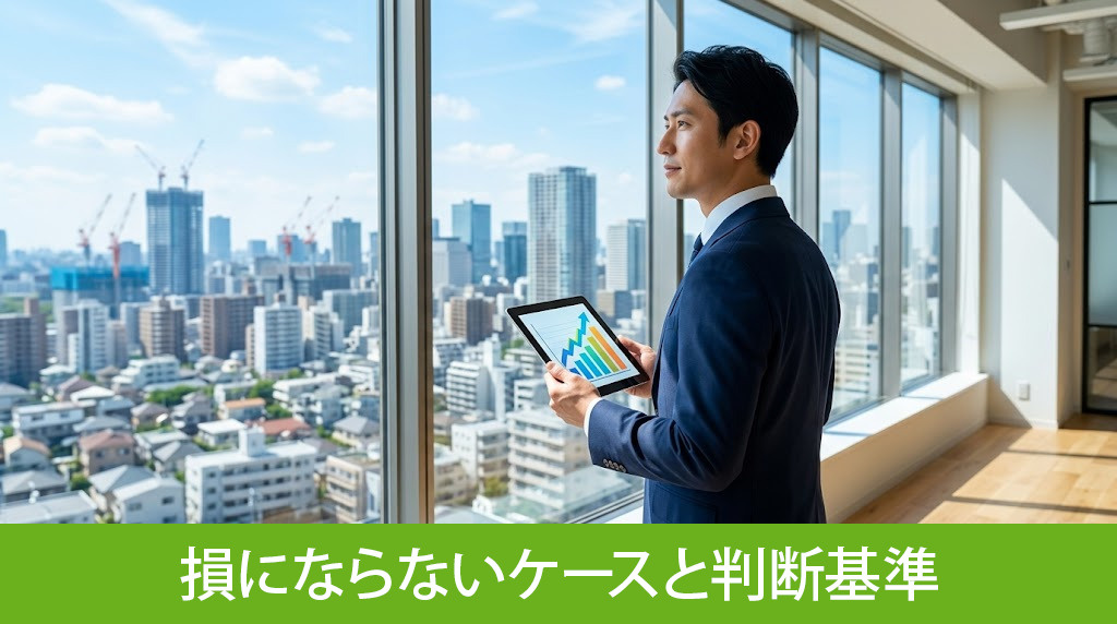 早期売却でも損にならないケースと判断基準