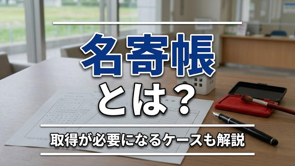名寄帳とは？取得が必要になるケースも解説の画像