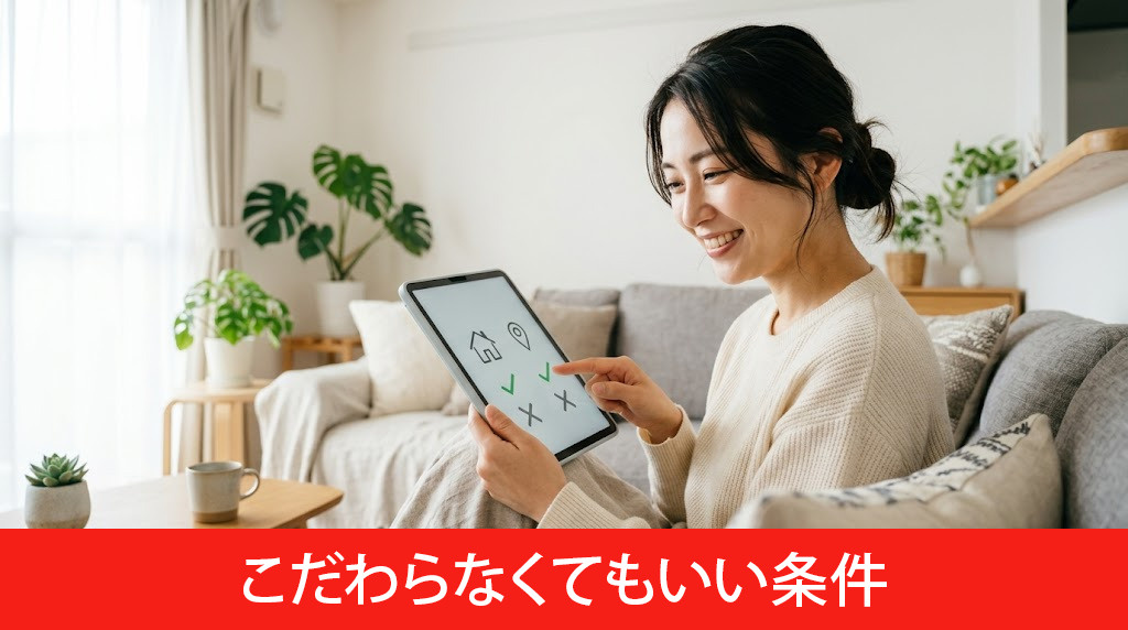 一人暮らしでこだわらなくてもいい条件