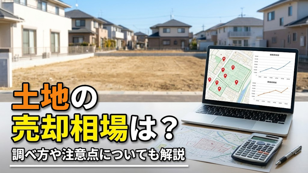 土地の売却相場は？調べ方や注意点についても解説の画像