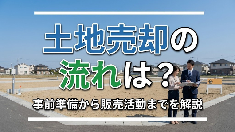 土地売却の流れは？事前準備から販売活動までを解説の画像