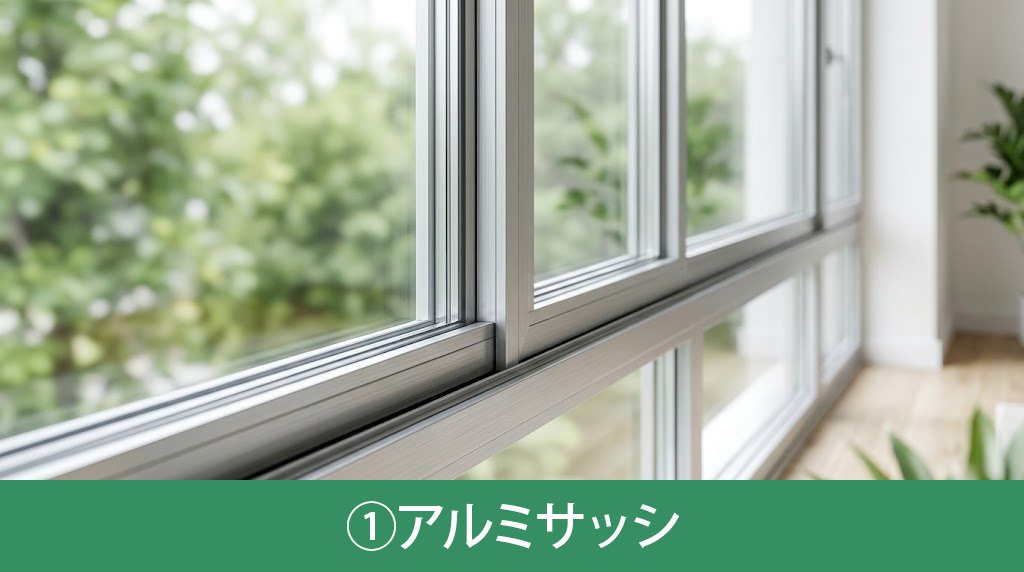 窓の断熱性能①アルミサッシ
