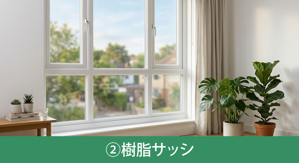 窓の断熱性能②樹脂サッシ