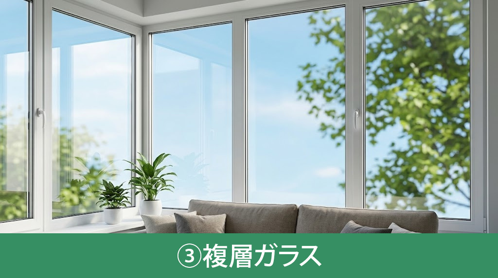 窓の断熱性能③複層ガラス