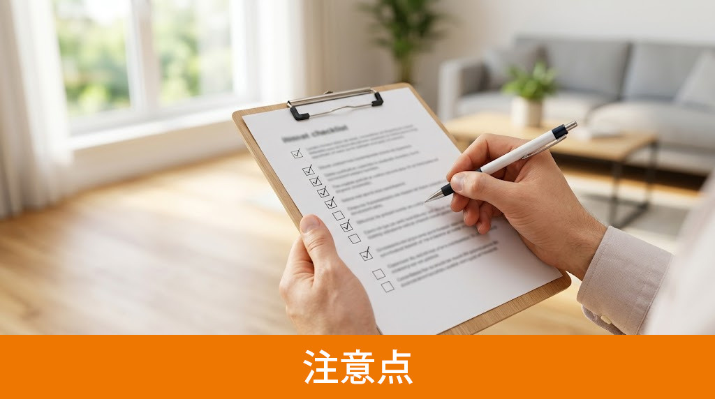 契約後に後悔しないための注意点