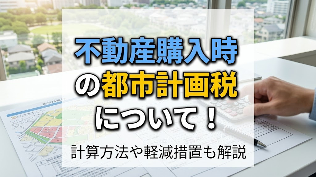 不動産購入時の都市計画税について！計算方法や軽減措置も解説の画像