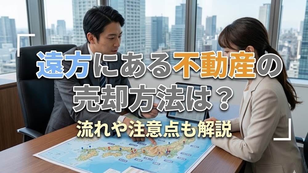 遠方にある不動産の売却方法は？流れや注意点も解説の画像