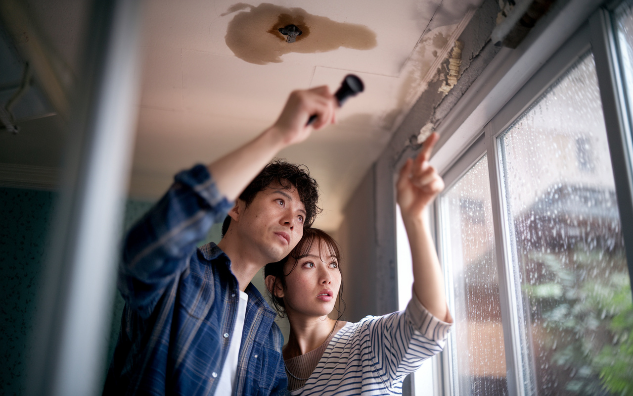 梅雨前に確認したい中古住宅の雨漏り！見分け方と安心購入のポイントの画像