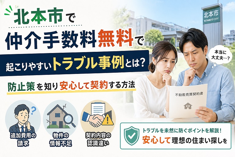 北本市で仲介手数料無料で起こりやすいトラブル事例とは？防止策を知り安心して契約する方法の画像