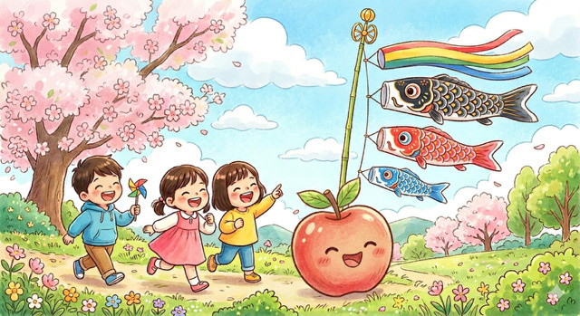 2026年5月5日（火曜）こどもの日　りんごの樹　元気にオープン！の画像