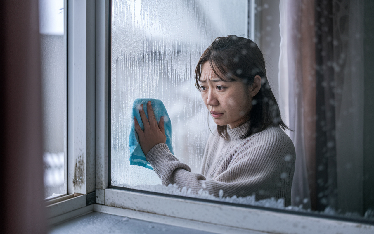 賃貸の窓に結露が出る原因は？簡単な対策でカビを防ぐ方法の画像