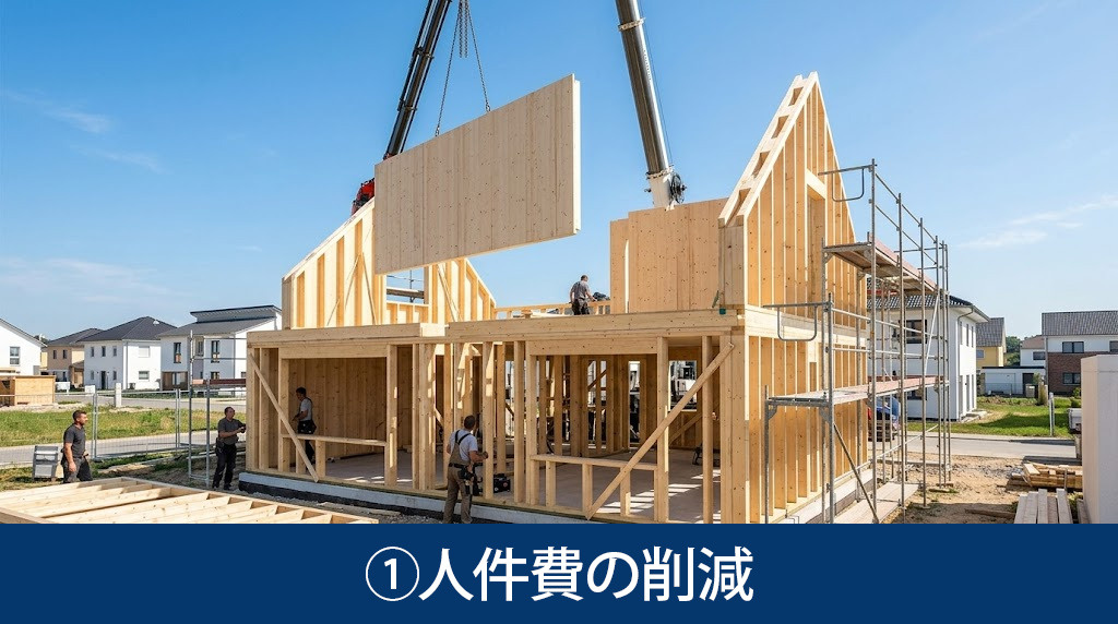 建築住宅が安い理由①人件費の削減