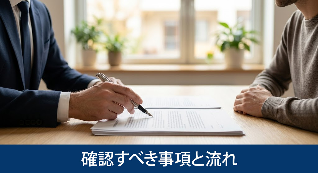 売買契約の締結までに確認すべき事項と流れ