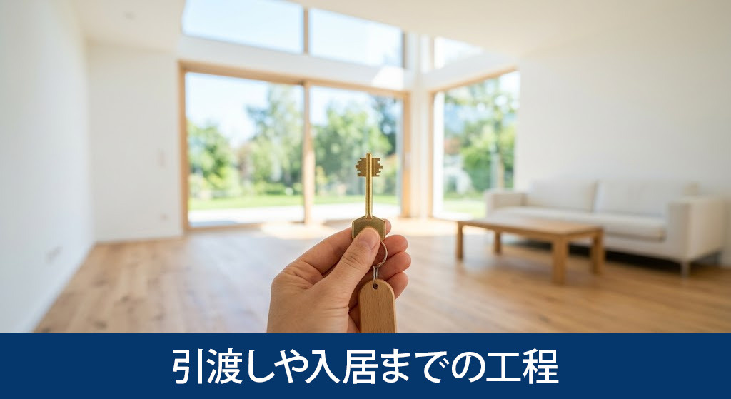 契約後から引渡しや入居までの工程