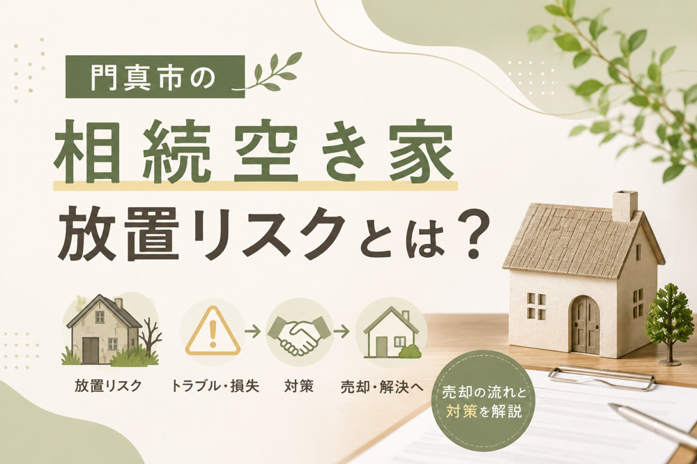 門真市の相続空き家放置リスクとは？売却の流れと対策を解説の画像