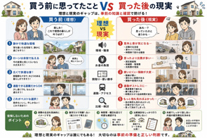 買う前に思ってたこと vs 買った後の現実｜よくあるギャップと後悔しないための考え方の画像