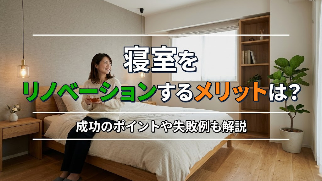 寝室をリノベーションするメリットは？成功のポイントや失敗例も解説の画像