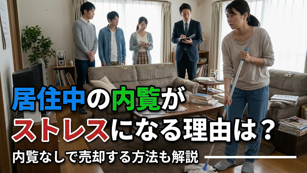 居住中の内覧がストレスになる理由は？内覧なしで売却する方法も解説の画像