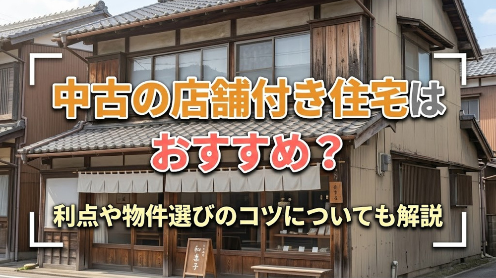 中古の店舗付き住宅はおすすめ？利点や物件選びのコツについても解説の画像