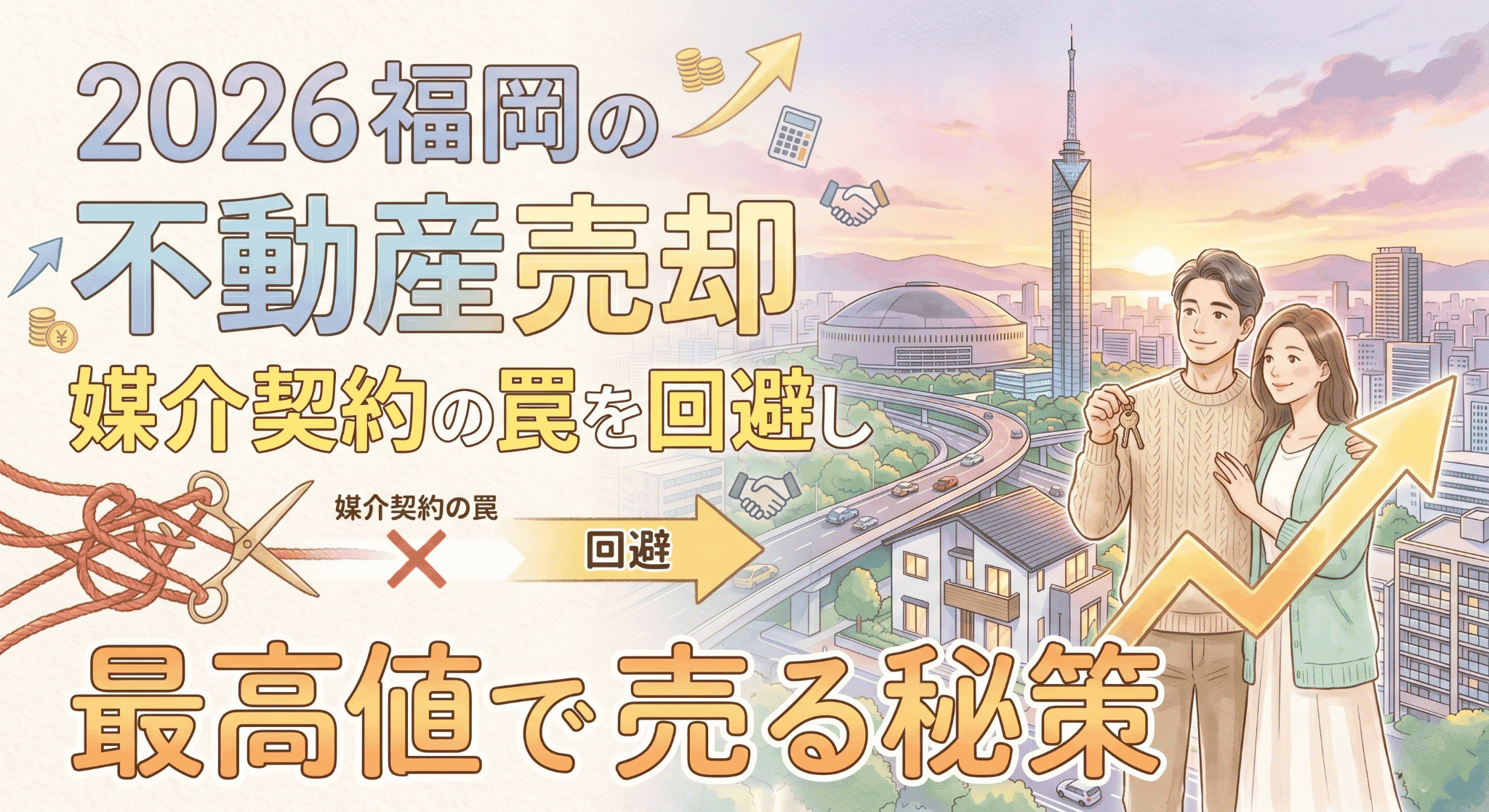 2026福岡の不動産売却｜媒介契約の罠を回避し最高値で売る秘策の画像