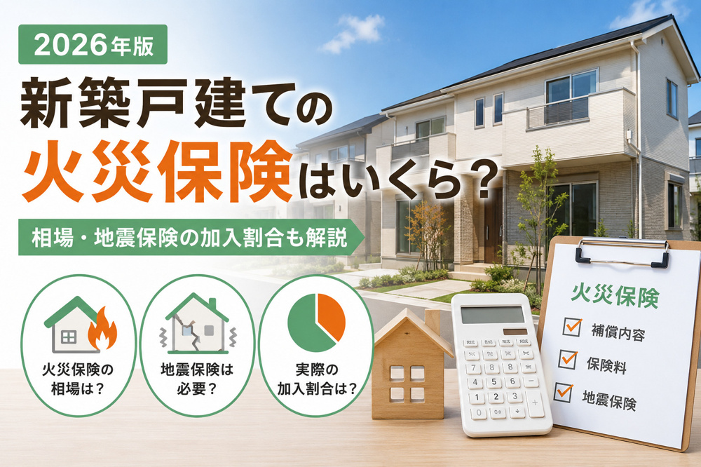横浜の新築戸建て、火災保険はいくら？地震保険込みのリアルな相場の画像