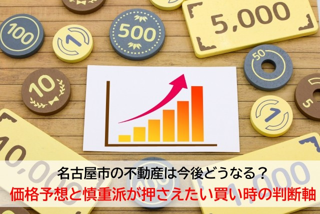 名古屋市の不動産は今後どうなる？価格予想と慎重派が押さえたい買い時の判断軸の画像