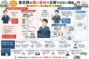査定額が高い会社＝正解ではない理由｜“高く売れる”と“高く査定する”は別問題の画像