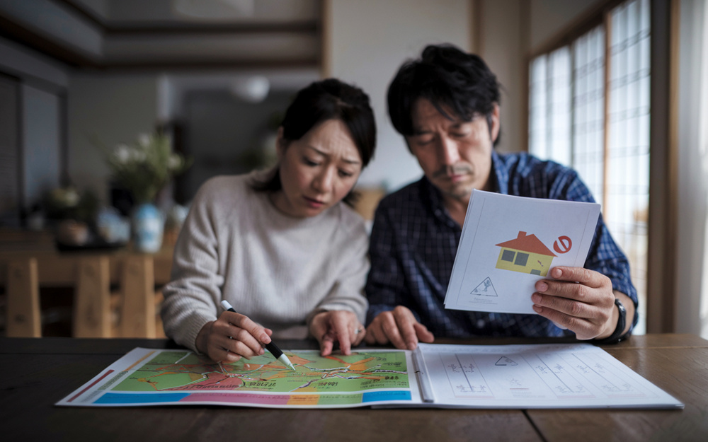 戸建て購入前に確認したいハザードマップ！必要性と安全なマイホーム選びのポイントの画像