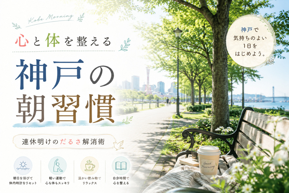 神戸市で連休明けのだるさ解消！心と体を整える生活リズム調整術の画像