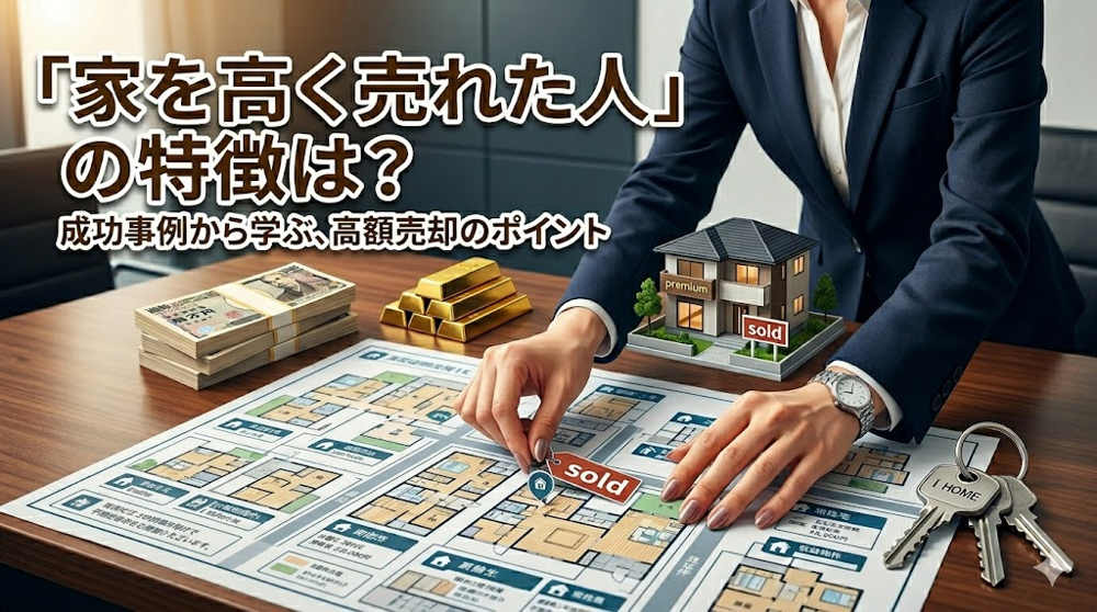 家を高く売れた人の特徴は？売却成功の共通点と実践ポイントを解説の画像